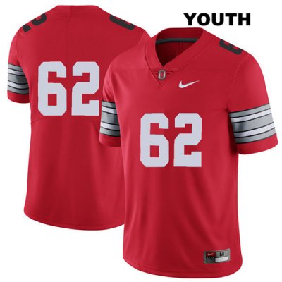 Youth NCAA Ohio State Buckeyes Brandon Pahl #62 College Stitched 2018 Spring Game No Name Authentic Nike Red Football Jersey CL20E86EV